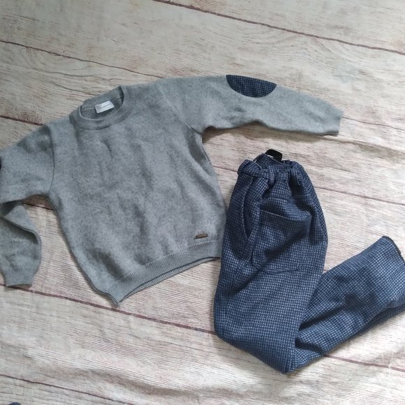 Ciccino wool blend sweater  & pants set sz 3 or 6 - Picture 7 of 7